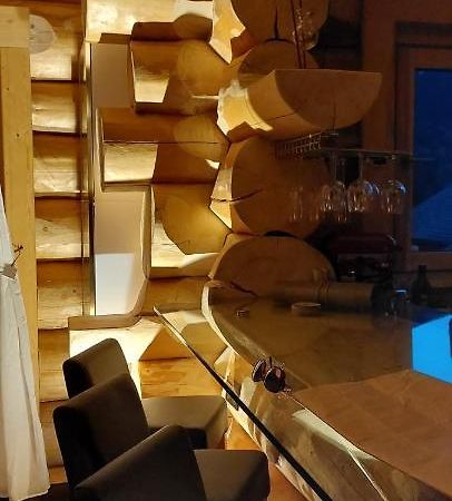 Chalet Anzac Chalet 5 Etoiles En Rondins Tout Neuf Unique Dans Les Aravis Les Villards-sur-Thones Exterior photo