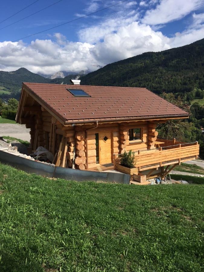 Chalet Anzac Chalet 5 Etoiles En Rondins Tout Neuf Unique Dans Les Aravis Les Villards-sur-Thones Exterior photo
